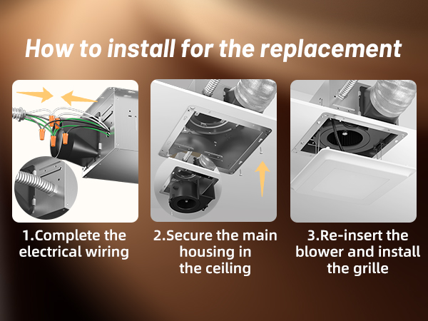 bathroom exhaust fan with light