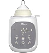 Fast Bottle Warmer, HEYVALUE 12-in-1 Water Bath Baby Bottle Warmer for Breastmilk and Formula wit...