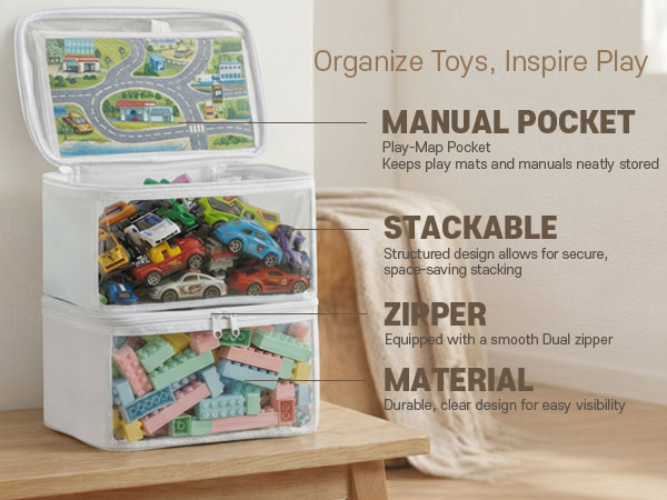Organize toys, Inspire play