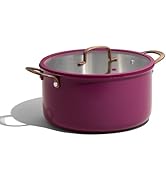 CAROTE 8QT Full Clad Tri Ply Stainless Steel Stock Pot with Lid, Kitchen Stockpot Soup Pot, Outer...