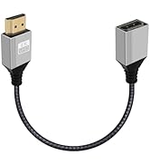 YINGAYOU Short HDMI Extension Cable 4K@60Hz 18Gbps HDMI Male Female Adapter Cable Aluminum Shell ...