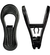 TOFIIGREM 60 Pack Hanger Clips for Hangers, Multi-Purpose Plastic Clips Easily Add on Clothes Ski...