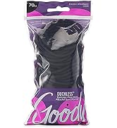 Goody Ouchless Womens Elastic Hair Tie - 70 Count, Black - 4MM for Medium Hair- Hair Accessories ...