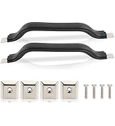 CARBBIA 55009801K Interior Door Handle Pull Strap Kit Black Front Left Driver and Right Passenger...