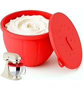 Silicone Liners for KitchenAid Mixers - Mixing Bowl Liners with Lid for 5 Qt Tilt-Head Stand Mixe...