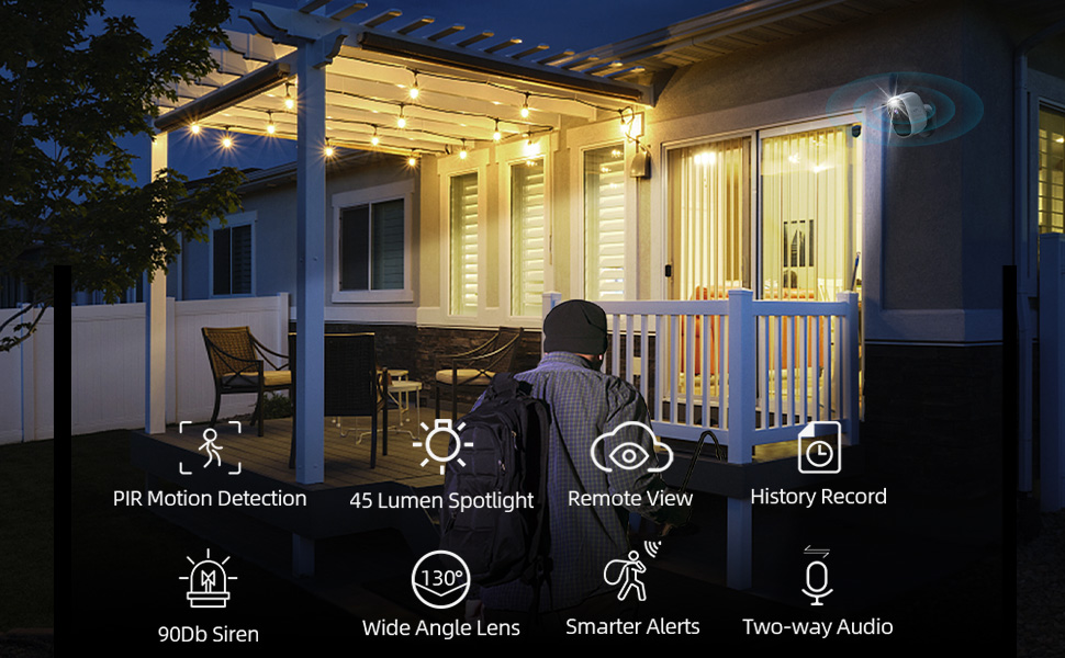 dzees security camera outdoor