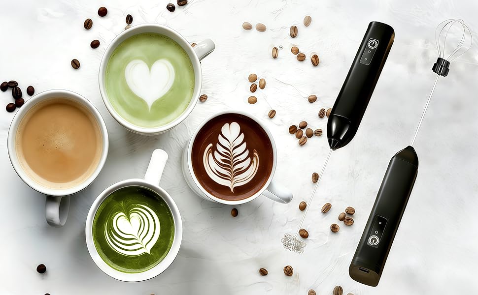 Mini Handheld Milk Frother Wand