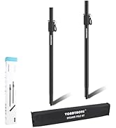 Vondynote Multi Speaker Pole for Subwoofer with Height Adjustment Fits M20 Threaded Mount and 35m...