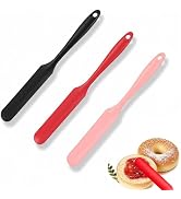 Silicone Jar Spatula,Long Handle Sourdough Spatula,Small Silicone Spatulas Bulk for Scraping Jars...