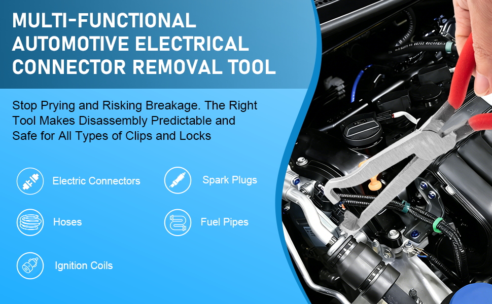 automotive electrical terminal connector separator removal tool