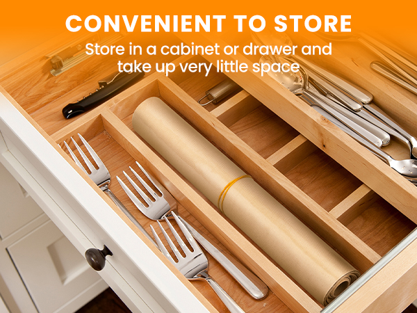 Easy to store for silicone baking pastry mat roll