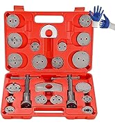 DASBET 24pcs Universal Disc Brake Caliper Piston Compressor Wind Back Repair Tool Kit for Cars
