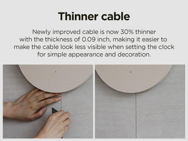 Thinner cable 