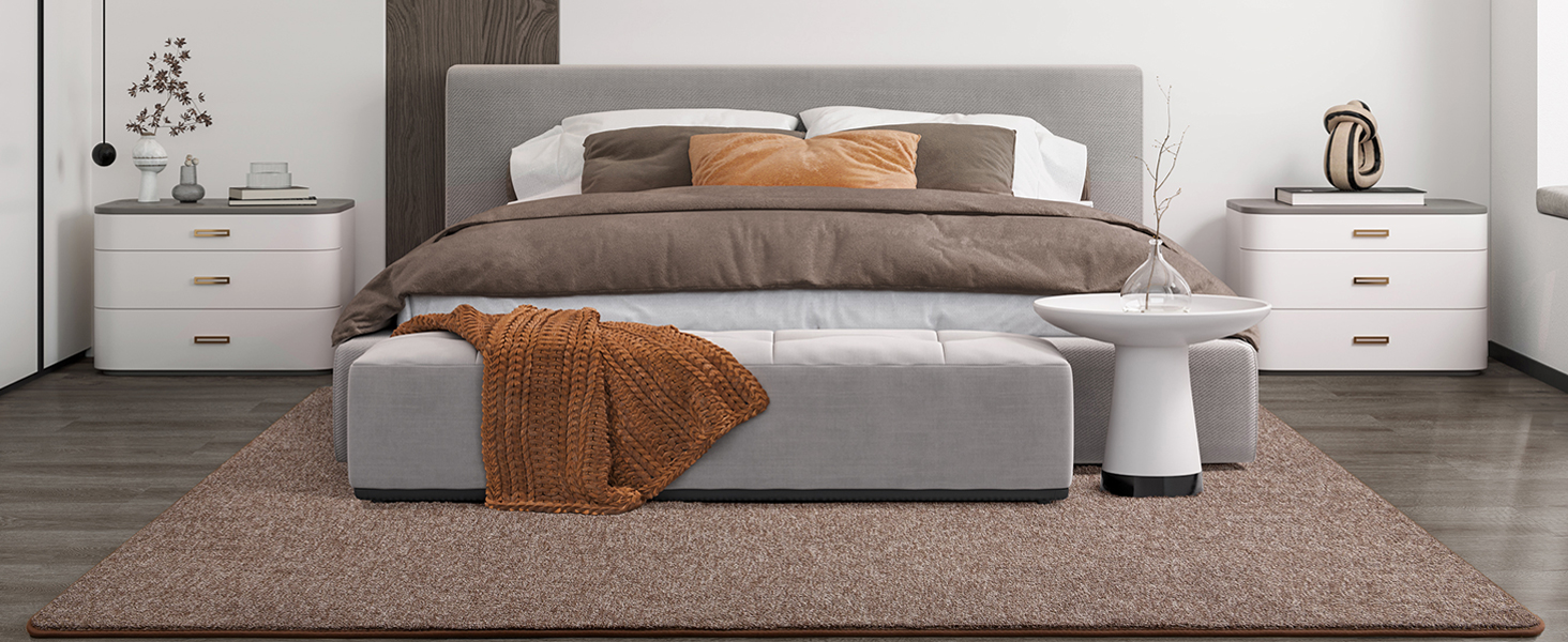 bedroom bedside rug