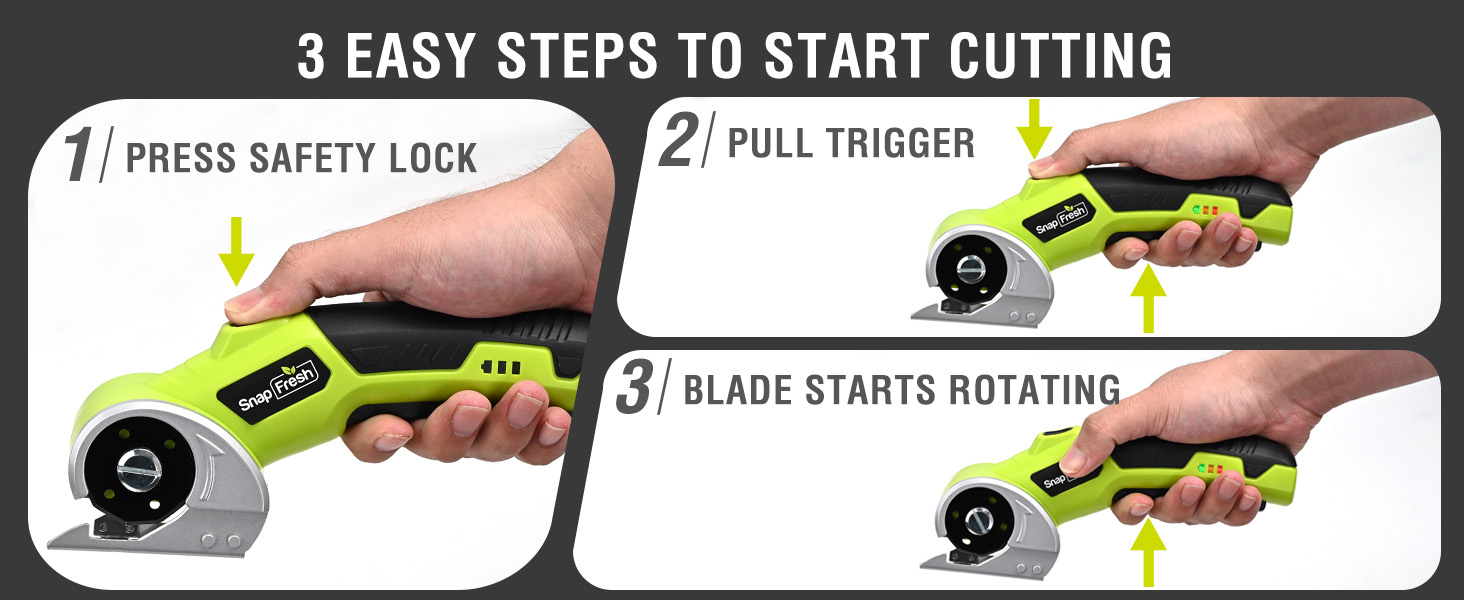 3 easy steps to start cutting