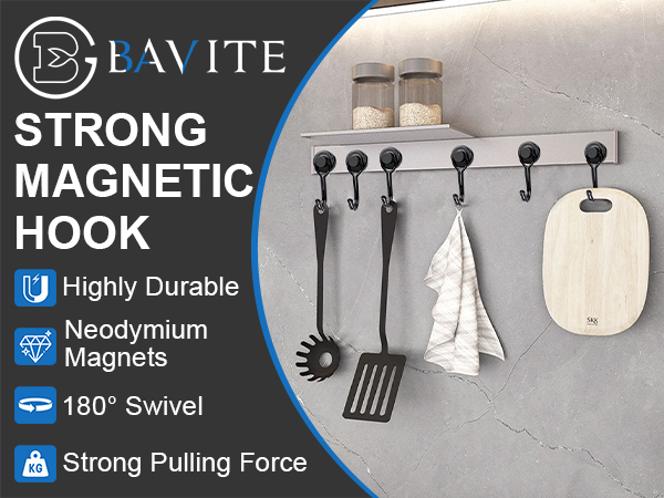 E BAVITE Magnetic Hooks