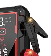 5000A Jump Starter Car Battery Jumper Starter Portable with Jumper Cable, Quick Charge Power Bank...