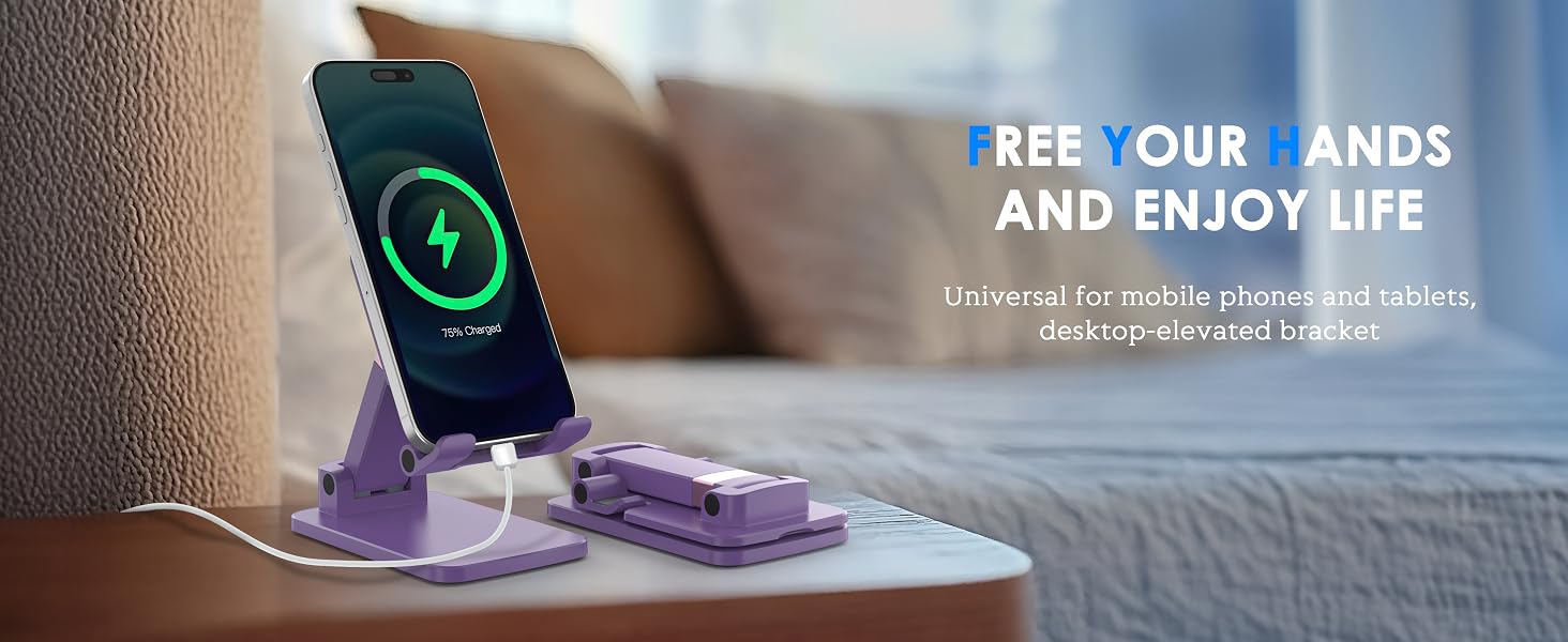 free your hands and enjoy life Universal for mobile phones and tablets,desktop-elevated bracket