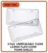 LICENSE PLATE COVER