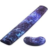 BRILA Memory Foam Mouse & Keyboard Wrist Rest Support Pad Cushion Set for Computer, Laptop, Offic...