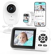Simyke Smart Video Baby Monitor with Camera and Audio,Dual Mode,WiFi On/Off Switch,2.8inch Displa...