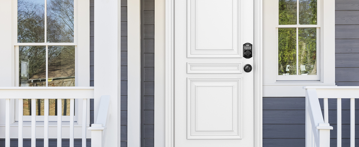 Suitable for front, side, back, basement, and garage doors