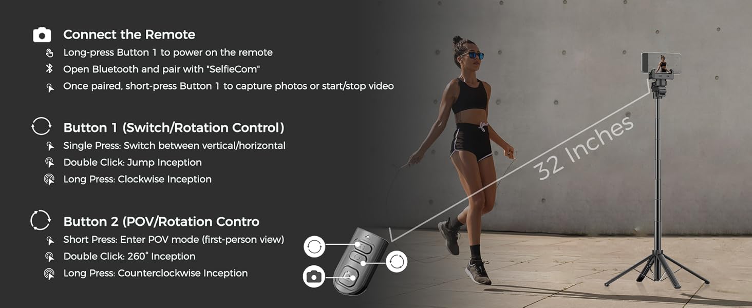 auto tracking tripod for iphone