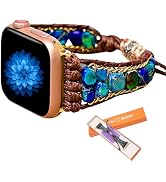 SURPRISE PIE Women Handmade Boho Beaded Watch Band Compatible with Apple Watch Bands Dressy Brace...