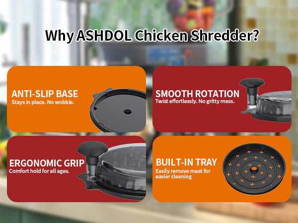 handheld chicken shredder