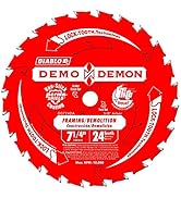 Freud D0724DA Diablo 7-1/4-inch 24T Demo Demon Framing &amp; Demolition Saw Blade