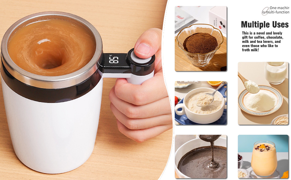Automatic Magnetic Stirring Coffee Mug