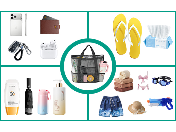 Mesh Beach Bag for Women/Family