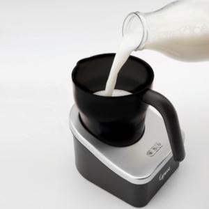 froth, milk, frother, coffee, capresso, jura, dairy, non-dairy, chocolate, hot, cold, warm, pitcher