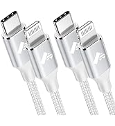 USB C to Lightning Cable 3ft 2Pack, Power Delivery USB C iPhone Cables MFi Certified Braided Type...