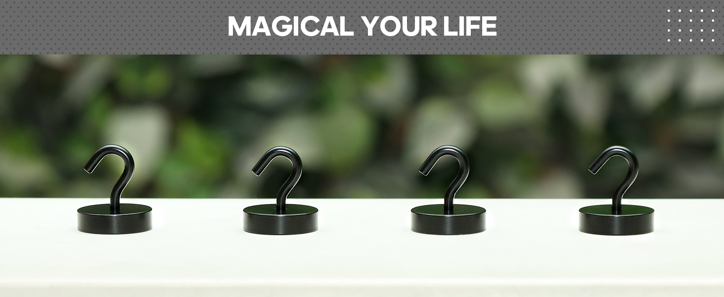 NeosmukBlack magnetic hooks new design 26