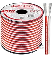Marine 14 AWG Gauge Speaker Wire Cable, Tinned OFC (100 Feet) by Install Link