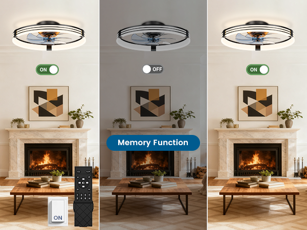 ceiling fan with lights remote control