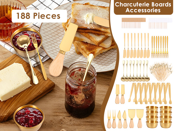 Charcuterie Boards Accessories Set