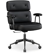 OLIXIS Ergonomic Home Office Desk Chair, Computer Chair with Lumbar Support Adjustable Height Rol...