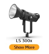 Aputure LS 300X Bi-Color 2700K-6500K LED Bowens Mount V-Mount Plante Sidus Link,2.4G,100m Wireles...