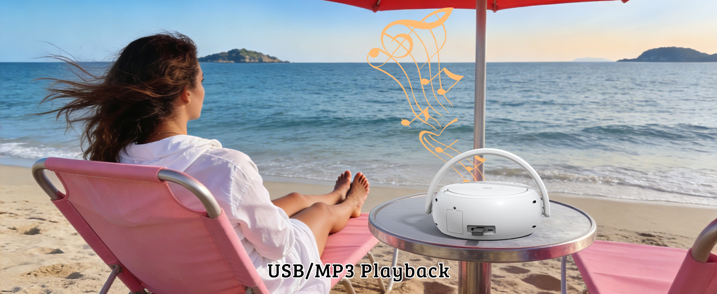 cd player with speakers