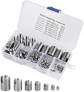 50Pcs Quick Thread Insert with Storage Case, M3 Self Tapping Thread Insert, Stainless Steel Inner...
