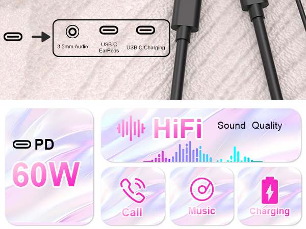 headphone jack to usb c