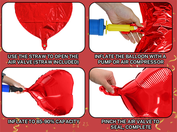 heart balloons