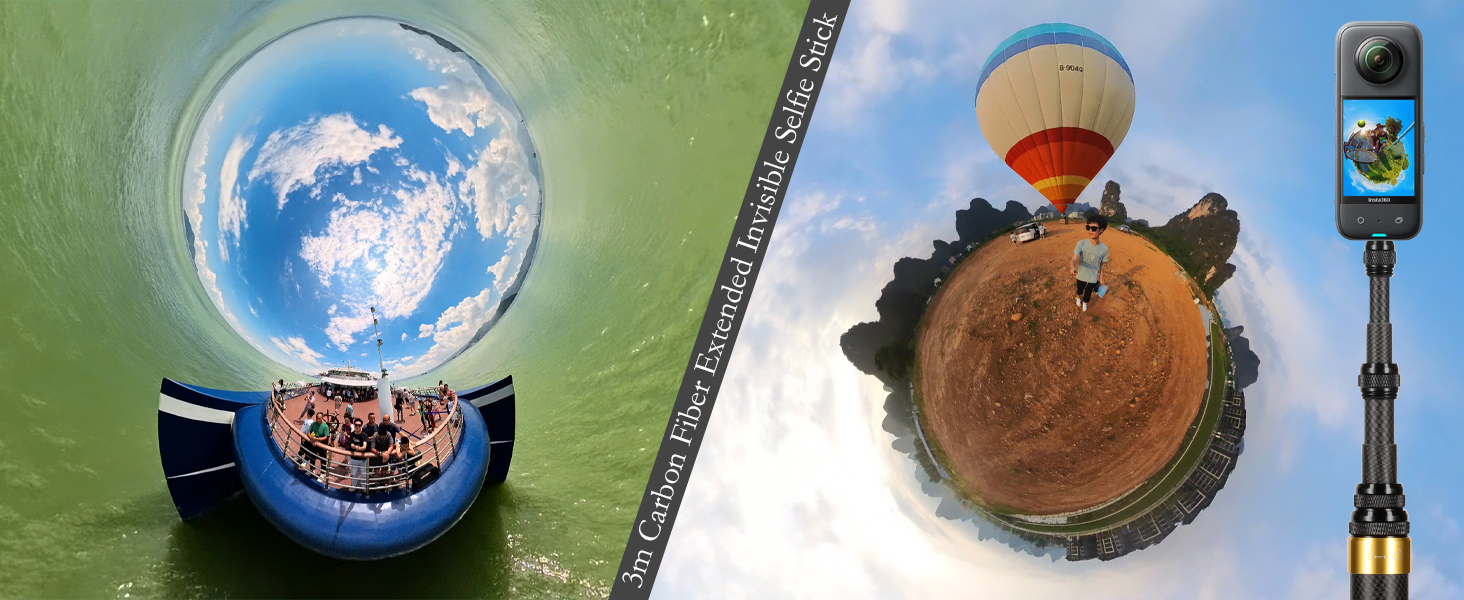 Carbon Fiber Invisible Selfie Stick