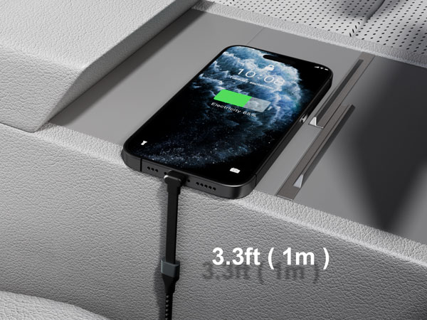 usb a to usb c cable right angle