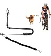 Dog Bike Leash Attachment for Dogs, Shock Absorbing Elastic Rope, Hands Free Leashes Reflective f...