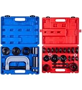 VEVOR 10pcs Ball Joint Press &amp; 24pcs Wheel Bearing Race and Seal Driver Set with 13 Bushings, C-F...