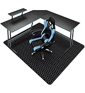 Office Chair Mat for Hard Floor, SALLOUS 63" x 51" Large Office Chair Mat, Gaming Chair Mat for H...