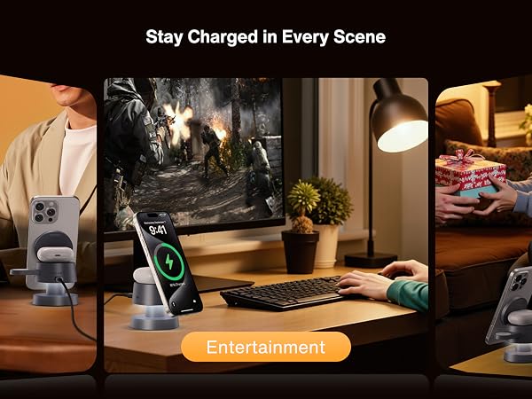 3 in 1 Wireless Charging Station